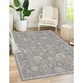 thumbnail image 4 of Estate Vintage Floral Area Rug - Charcoal, 7'10"x10', 4 of 6