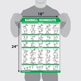 thumbnail image 3 of QUICKFIT Juego de pósteres de ejercicios con mancuernas y barra – Juego de 2 gráficos laminados – Rutina de ejercicios con mancuernas y entrenamientos con barra (18.0 x 27.1 in), 3 of 5