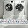 thumbnail image 5 of MeyJey 2'x6' Persian Vintage Runner Rug for Hallways, Non-Slip Machine Washable Area Rug Indoor Carpet Distressed Oriental Floor Rug for Bedroom/Dining/Living/Laundry Room, Blue/Beige/Red, 5 of 15