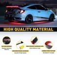 thumbnail image 4 of Carbon Fiber LED Car Tail Brake Light Bar Rear Boiler Lip Trim Universal Parts -, 4 of 4
