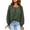 Army Green01, variant on NARABB Women's Fall Sweater Round Neck Lightweight Pullover Long Sleeve Colorblock Knit Sweater Top