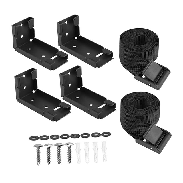 Soporte para debajo del escritorio, soporte para PC, ajustable, para ancho de 8-13cm, altura de 28-46cm, , guardería, hogar, escuela,