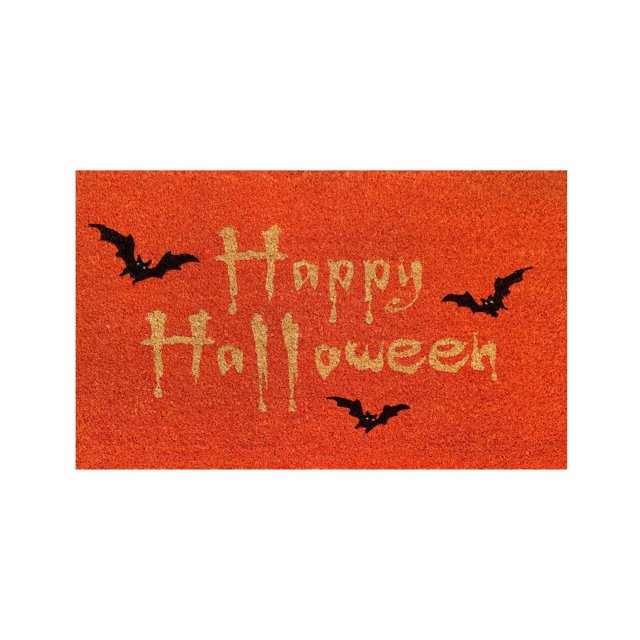 Pompotops New Halloween Door Mat Cartoon Floor Mat Hallway Kitchen Foot Mat Soft Carpet Clearance