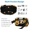 thumbnail image 5 of Panda Sunflower Fanny Pack for Women Men - Waist bag with Pockets, Gifts for Enjoy Sports Traveling Workout Casual Hands-Free crossbody bags Fits Phone, 5 of 6