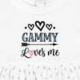 thumbnail image 4 of Inktastic Gammy Loves Me Grandchild Girls Baby Dress, 4 of 5