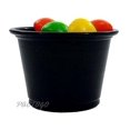 thumbnail image 6 of Empress 1 oz. BLACK Plastic Disposable Portion Souffle Container Food Cups with Lids (Pack of 500 Sets), 6 of 6