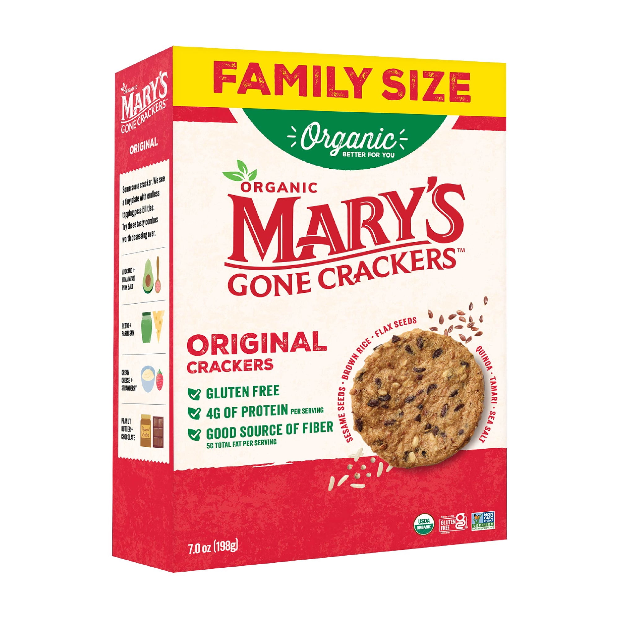 Mary’s Gone Crackers Original Organic Gluten-Free Crackers 7 oz