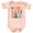 Orange, variant on In My Baby Era Birth Announcement Bodysuit Retro Wavy Baby Era and Butterflies Natural Bodysuit 12 Months