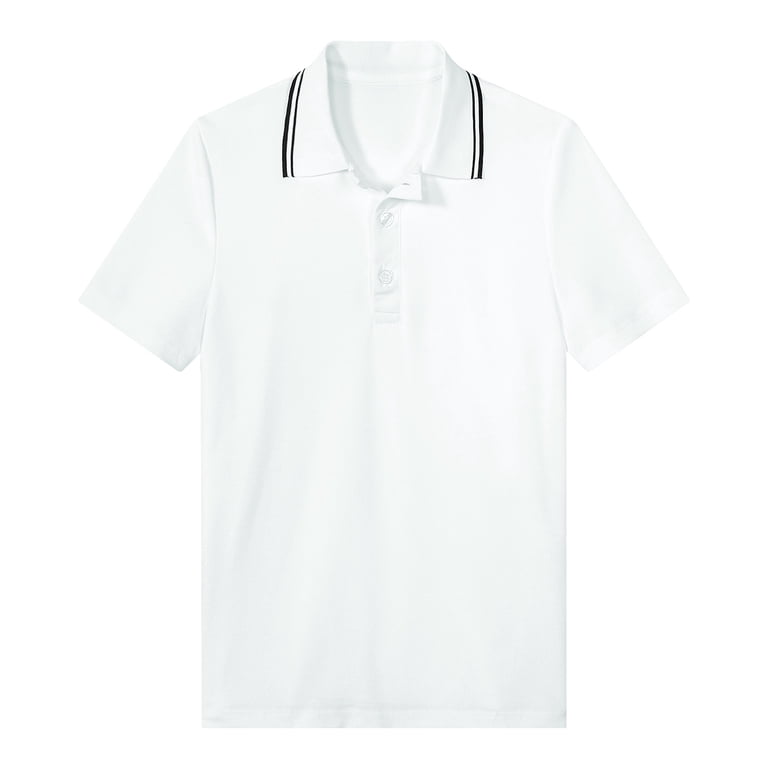 Aideaone Boys 3-Pack Pique Polo Shirts photo 6