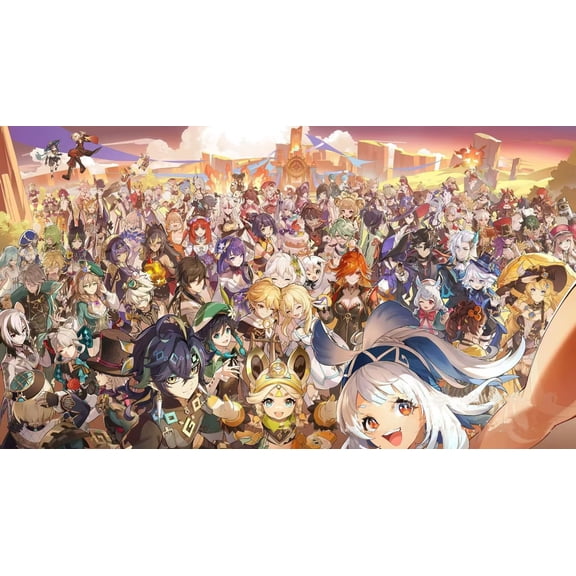 Jigsaw Puzzle Genshin Impact 1000 Pieces for Adults Gift (Anniversary Celebration)