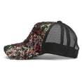 thumbnail image 3 of iHPH7 Mesh Trucker Hat Embroidered Trucker Hat Mesh Hat Summer Hat Adult Sun Hat, Red One Size, 3 of 4