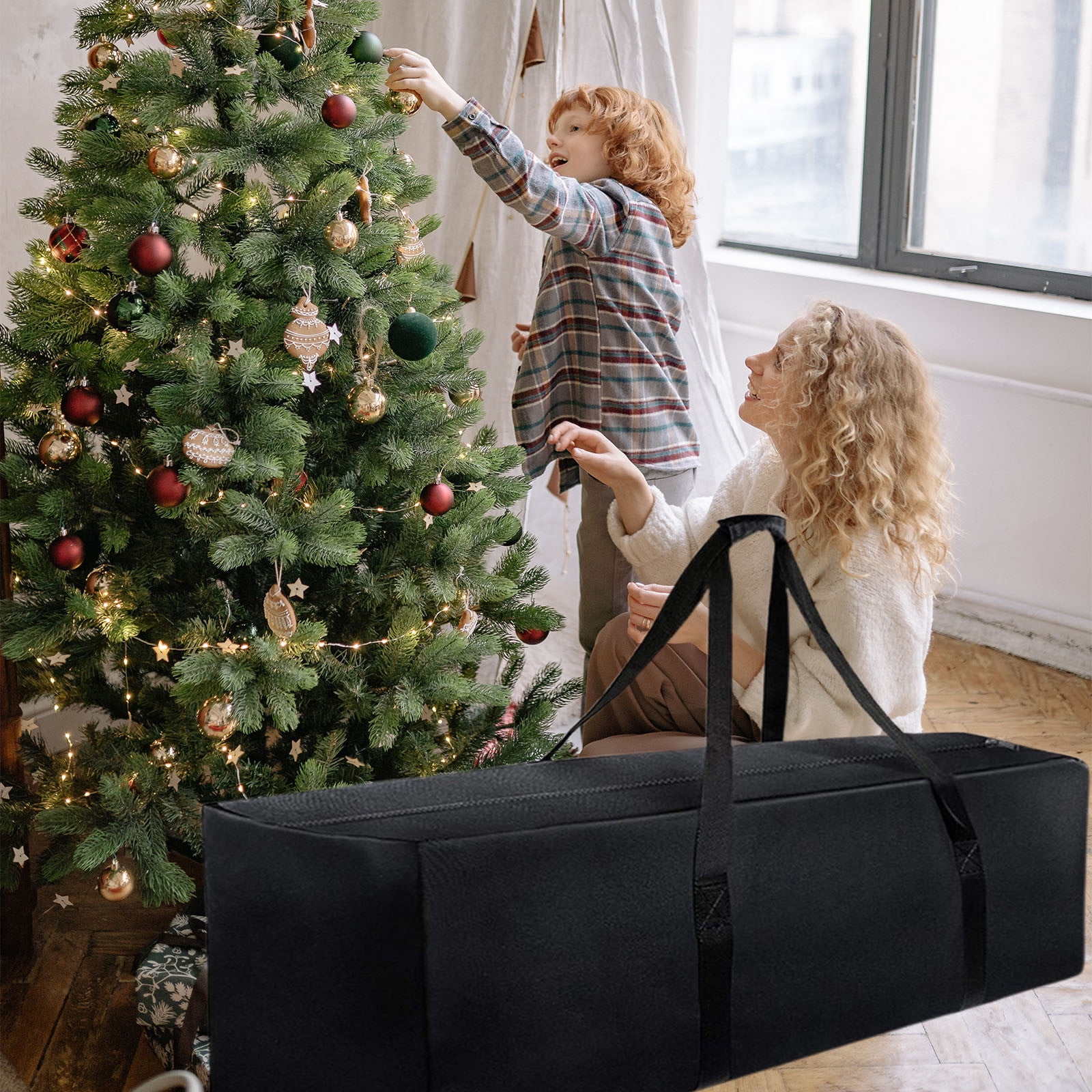 Cheapark Christmas Storage Bag Organizer - Waterproof and Dustproof Cloth Bag for Christmas Tree and Holiday Product Storage, Multi-Purpose Organizer