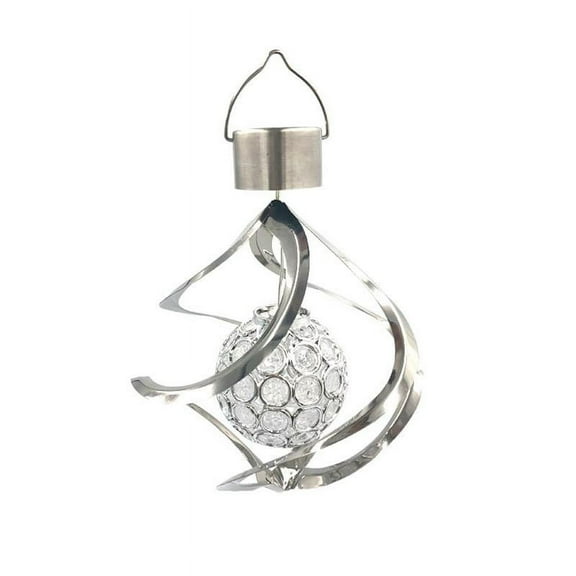 LSLJS Solar Lights For Outside,LED Outdoor Light Waterproof Solar Powered LED Wind Chimes Light, Solar Wind Steering Seven Color Light Night Light For Garden Yard Pathway