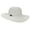 White, variant on Panama Jack Women's Crocheted Toyo Sun Hat with Sizing Tie, 4" Big Brim (Aqua)