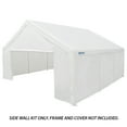 thumbnail image 3 of King Canopy 20' x 20' Carport Canopy Sidewall Kit w/ Flaps, 3 of 7