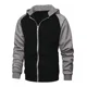 thumbnail image 1 of Sudadera Deportiva Hombre Con Capucha Y Cierre Slim Fit Gym, 1 of 7