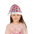 thumbnail image 5 of Haiem Haear Strawberry Pattern Santa Hat Confortable Velvet Christmas Hat for Christmas Party Favors Fit for Adults and Kids, 5 of 6