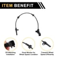 thumbnail image 4 of Unique Bargains ABS Wheel Speed Sensor ABS Sensor Anti-lock Braking System Sensor No.90766357 for Buick Excelle Gt 2015-2018 1 Pc Rear Left, 4 of 6