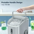 thumbnail image 3 of Auseo Nugget Ice Maker Countertop , 35lbs/24H, Self-Cleaning, Ice Basket & Ice Shovel & Handle,  for Home/Office/Party, Gray, 3 of 9