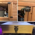 thumbnail image 4 of 10 Uds. Caja De Metal Con Pico De Pato, Cerrojo De Bloqueo, Pestillo De Palanca Para Cajas De Madera, Caja De Herramientas, Tono Bronce, 4 of 4