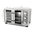 thumbnail image 4 of 26.4 Quart Toaster Oven French Door, Stainless Steel Electric Countertop Oven - Bake, Broil, Toast with Timer & Temp Control, 4 of 8