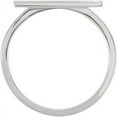 thumbnail image 2 of FB Jewels 925 Sterling Silver Rectangle Signet Ring Size 7, 2 of 2