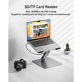 thumbnail image 5 of BENFEI Laptop Stand with USB C 7in1 Docking Station,HDMI 4K@60Hz,1*SD 1*Micro SD,100W Power Delivery,10Gbps 1*USB C 3.2 and 2*USB A 3.2 Compatible with MacBook Pro/Air, iPad Pro, XPS, Thinkpad, 5 of 9