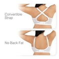 thumbnail image 6 of ANYIRIS Minimizer Bras for Women Full Coverage No Underwire Plus Size Wireless Bras with Support and Lift (White, 38D), 6 of 7