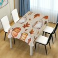 thumbnail image 4 of Yayeee Tablecloths 54" x 54" Rectangle Wrinkle Resistant Party Table Cover, Fall Mug Pattern, 4 of 8