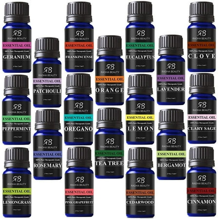 Radha Beauty Aromatherapy Top 18 Essential Oil Set