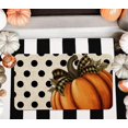 thumbnail image 2 of Fall Polka Dot Pumpkin Door Mat 17x29 Inch Autumn Thanksgiving Doormat Decorative Indoor Outdoor Entrance Floor mat, Non slip Welcome Holiday Party Decor, F-J-M-D-S018-02, 2 of 6