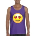 thumbnail image 1 of Artix - Men's Tank Top for Men, up to Men Size 3XL - Emoji Heart-Shaped Eyes, 1 of 5