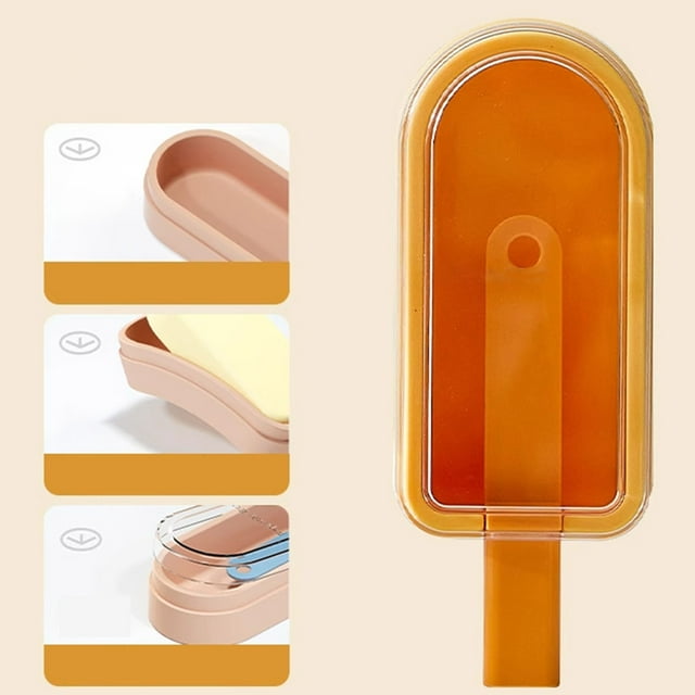 Silicone Set with Lid and Sticks for Homemade Ice for Family and Cheese Sticks