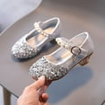 thumbnail image 4 of Toddler/Little Girls/Big Kid Mary Jane Ballerina Princess Shoes Bling Crystal Dance Party Wedding Shoes, 4 of 10
