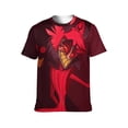 thumbnail image 2 of Radio Demon Alastor Hazbin Hotel Unisex Short Sleeve T Shirt Daily Novelty 3D Printed T-Shirts Soft Comfortable Tee Shirt Top For Men And Women, 2 of 7