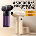 thumbnail image 2 of Soplador de Aire Turbo Recargable de 450.000 RPM, Sin Escobillas, Portátil, con Ventilador de Chorro, Secador de Polvo, Modelo A, 2 of 10
