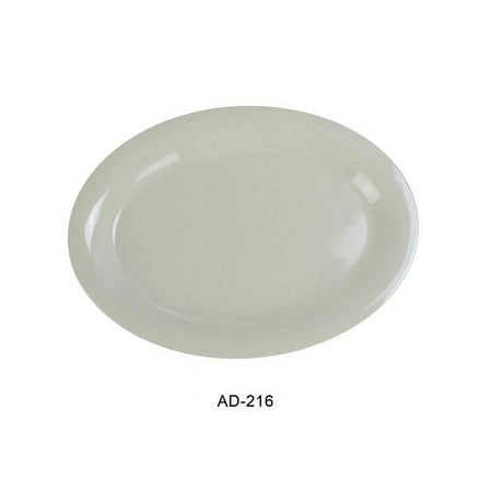 

Ardis Oval Platter - Melamine White - 12 x 16 in. - Pack of 12