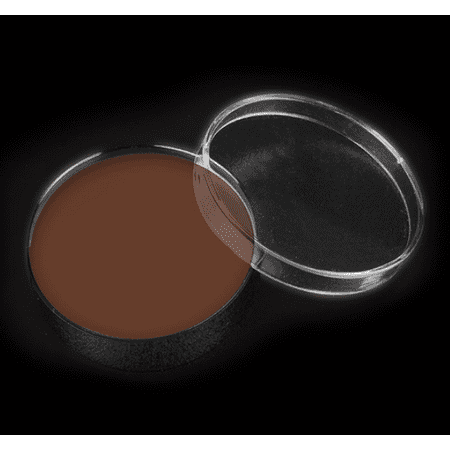 Cream Halloween Makeup - LWS LA Wholesale Store Mehron Color Cup Foundation Creme Clown Makeup Various Color Halloween Mardigras (Wolfman Brown-WBR)