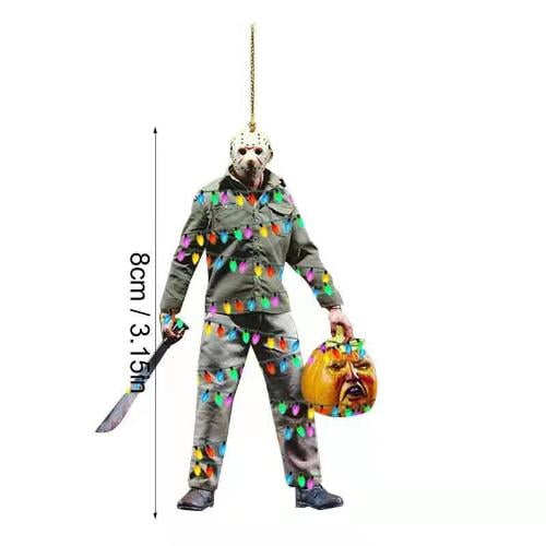 WUWULE Halloween Christmas Horror Ornament Tree Decorations Nightmare Pendant Hangings