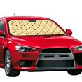 thumbnail image 2 of Kdxio Tropical Fruits Print Front Windshield Sun Shade,Folding Auto Sunshade for Car Truck SUV-Small, 2 of 5