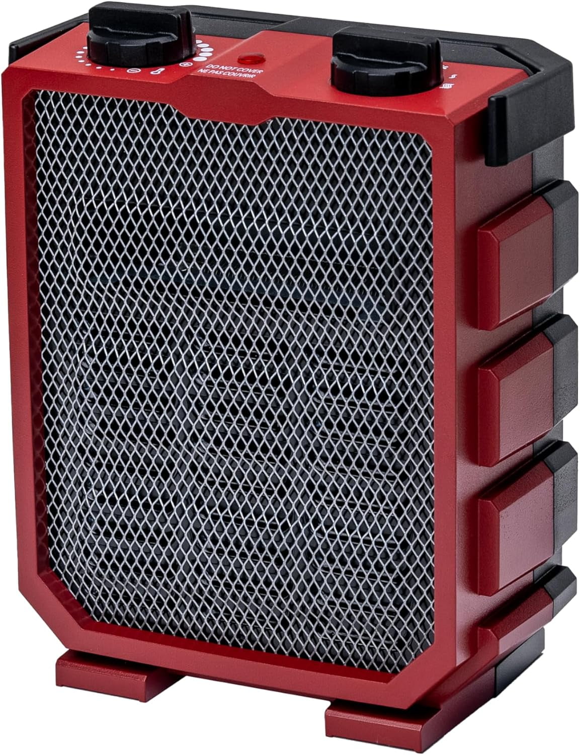 Comfort Zone Utility Shop Space Heater with Foldable Handle and Thermostat