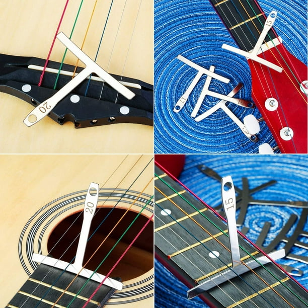 Ensemble d'outils de mesure pour guitaristes règle jauge à cordes