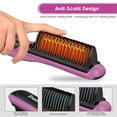 thumbnail image 5 of Cepillo alisador de cabello profesional Svcouok - Cepillo cerámico de calentamiento rápido con 6 ajustes de temperatura, protección antiescaldaduras y apagado automático - Cabello liso y elegante para, 5 of 5