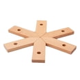 thumbnail image 2 of Mantel Individual de madera BLESIY para mesa de comedor posavasos protección reutilizable, 2 of 8