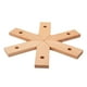 thumbnail image 2 of Mantel Individual de madera BLESIY para mesa de comedor posavasos protección reutilizable, 2 of 8