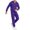 14# Purple, variant on Girls Boys 2 Piece Sweatsuits Kids' Sweatsuit Set Solid Color Long Sleeve Zip Up Hooded Sweatshirt & Cargo Sweatpants Set,Gray,150