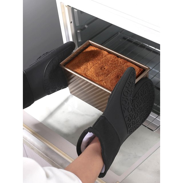 1pc Thickened Silicone Oven Mitt,Daily Solid Washable Insulated Glove For Baking
