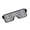 White, variant on Rechargeable LED Light Glasses Luminous Neon Nightclub Rave Party Eyeglasses - Green Light, 6.1 Inches / 15.5 cm