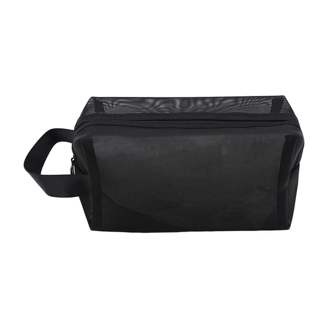 Bolso cosmético de malla Yuyangstore Organizador de viaje multipropósito de nylon portáti cremallera para asa