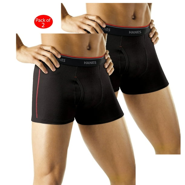 Hanes Hanes Men's Cool DRI; Short Leg Boxer Briefs with Comfort Flex